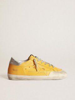 Superstar sneakers in nappa leather with vintage finishing