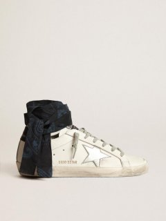 Super-Star sneakers with bandana insert on the ankle