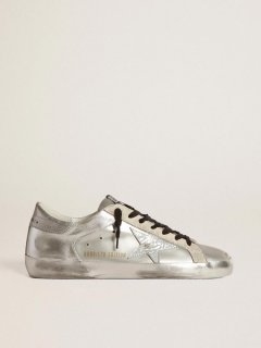 Women??s Super-Star sneakers with star and silver heel tab