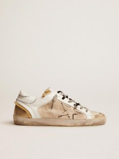 White and beige inside out Super-Star sneakers