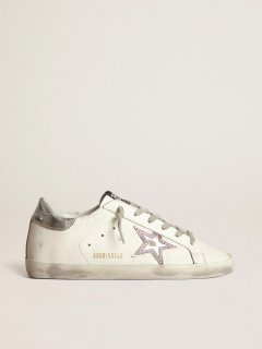 Silver star Super-Star sneakers with contrasting stitching