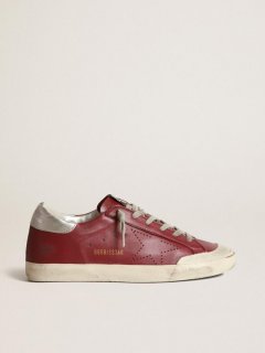 Superstar sneakers in nappa leather with perforated star
