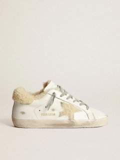 Super-Star sneakers with shearling inserts