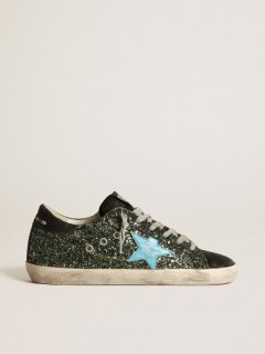 Superstar sneakers with glitter upper